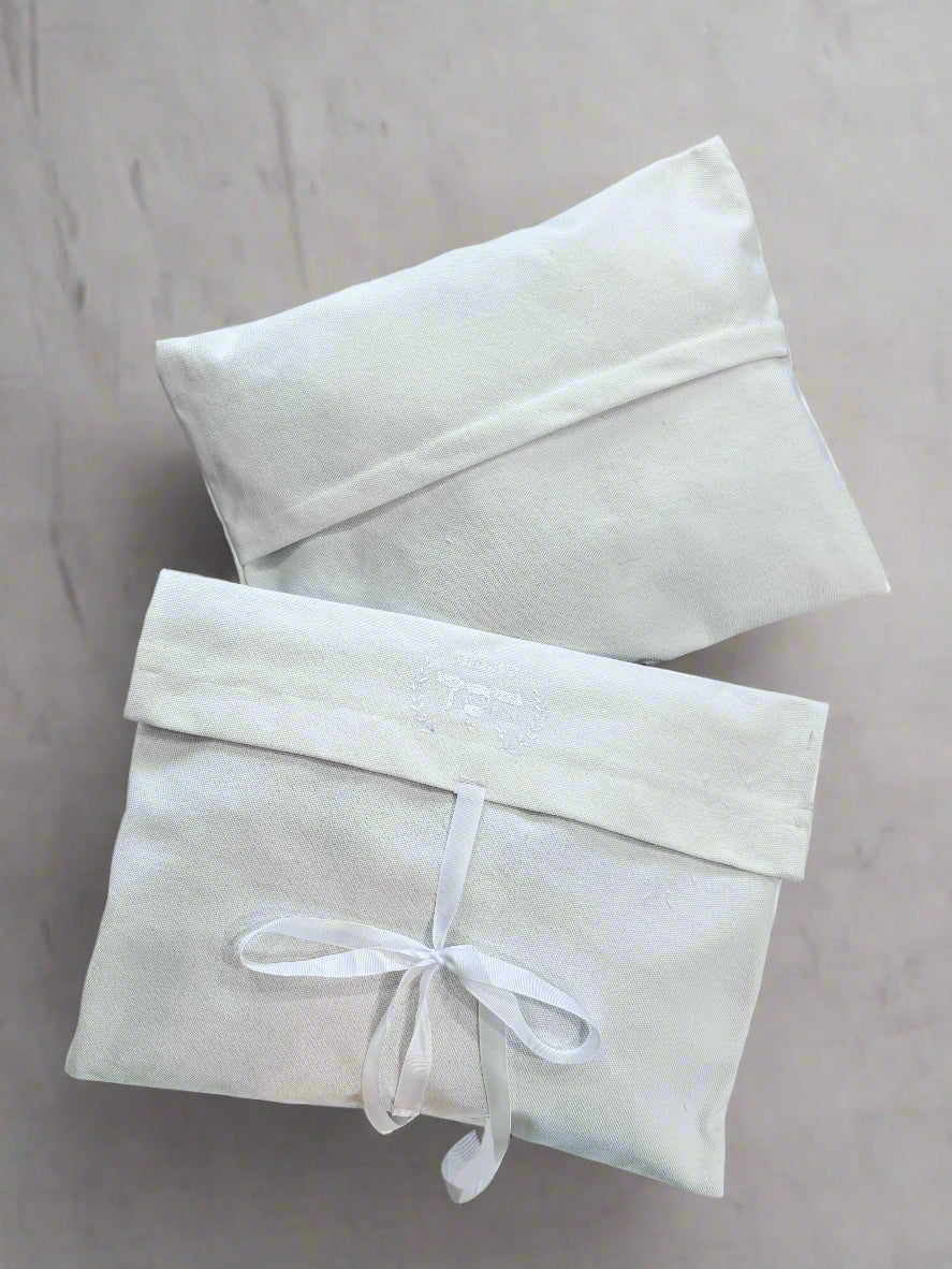 Hesed Hebrew covenant love temple envelopes with tie and zipper closure.
