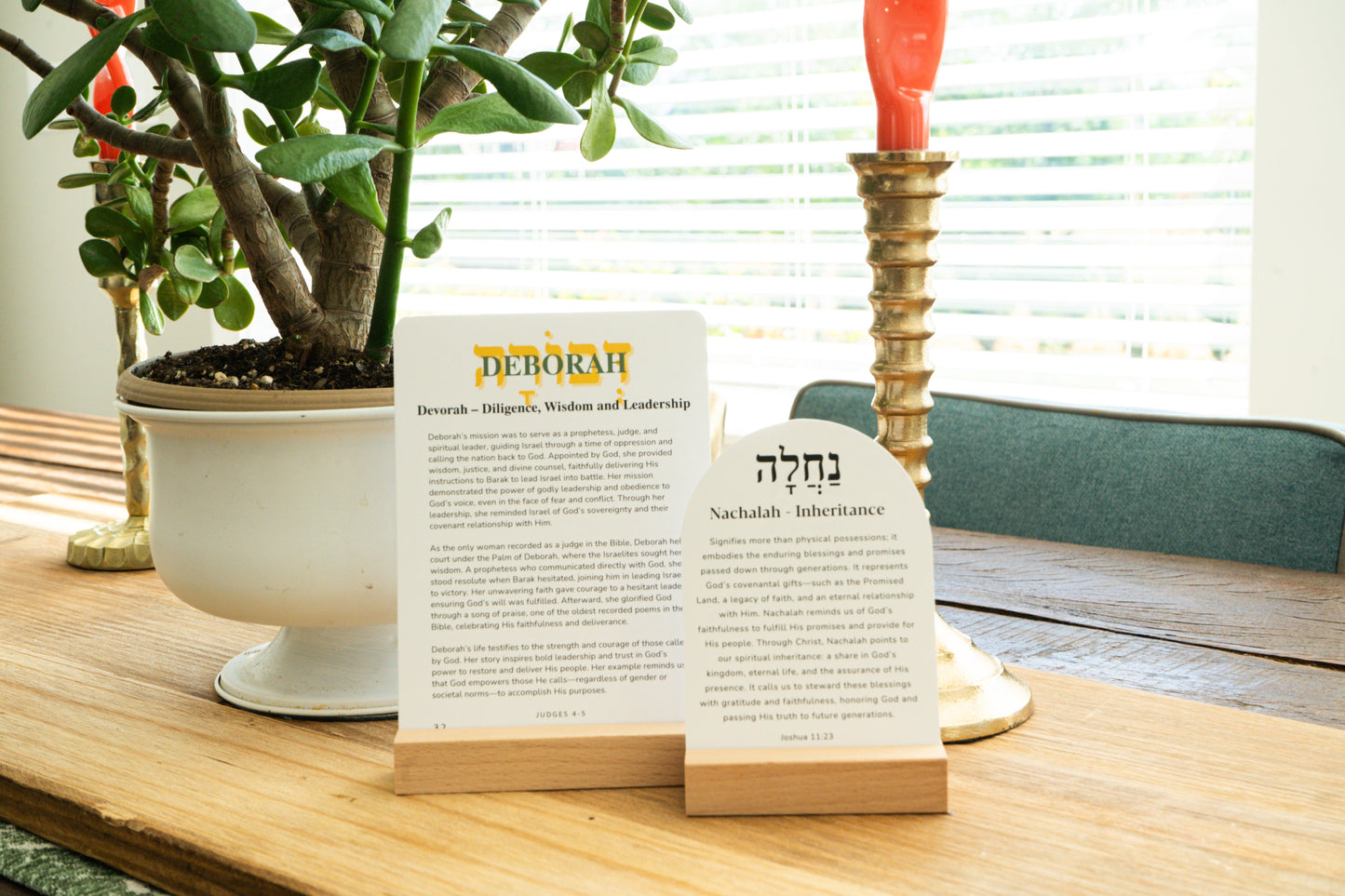 Hebrew Word Study inspired cards highlighting people from the Old Testament with spiritual meaning and application.
Beautifully designed Called By Name card deck, focused on Old Testament people for deeper Bible study.