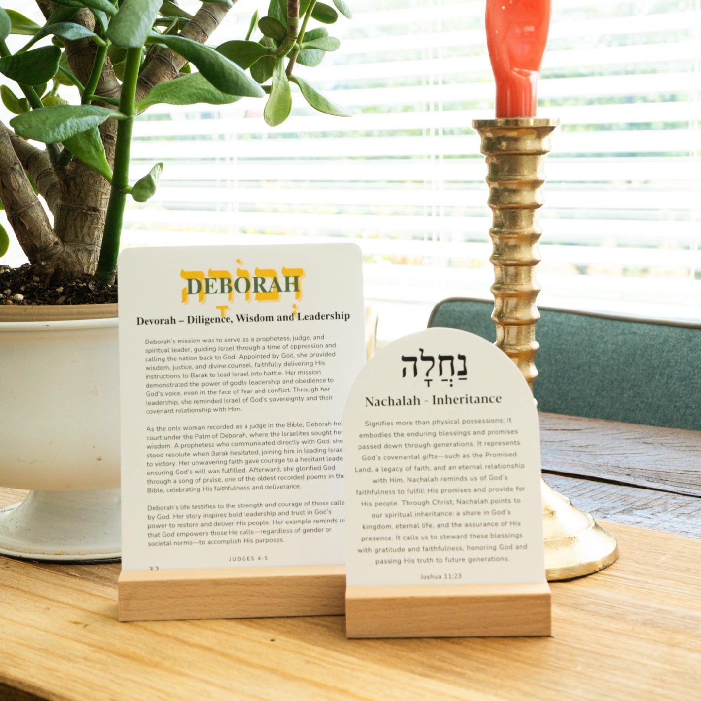 Hebrew Word Study inspired cards highlighting people from the Old Testament with spiritual meaning and application.
Beautifully designed Called By Name card deck, focused on Old Testament people for deeper Bible study.