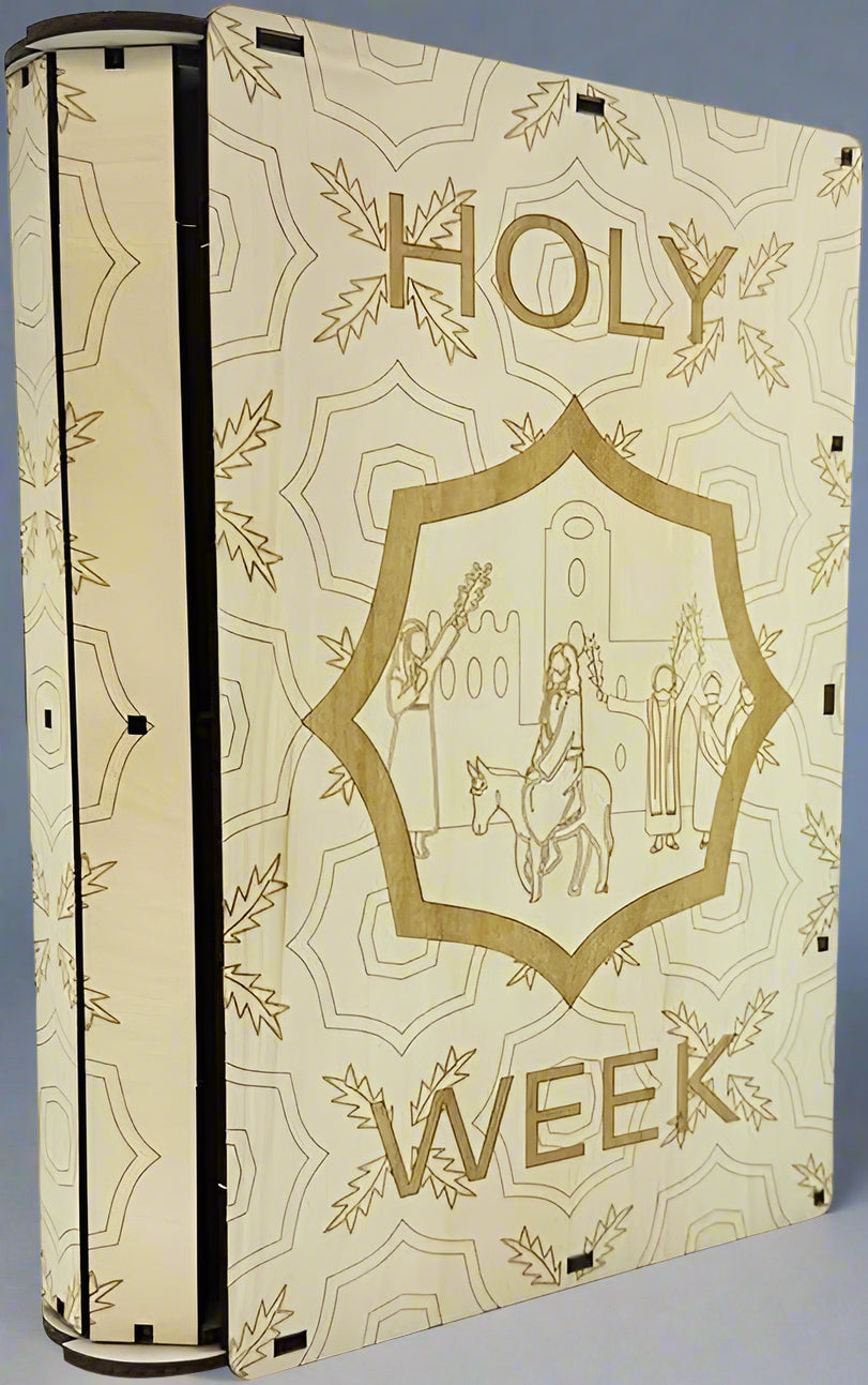 Premium laser-cut wooden Easter decoration, perfect as a family keepsake or a faith-filled gift for the season.