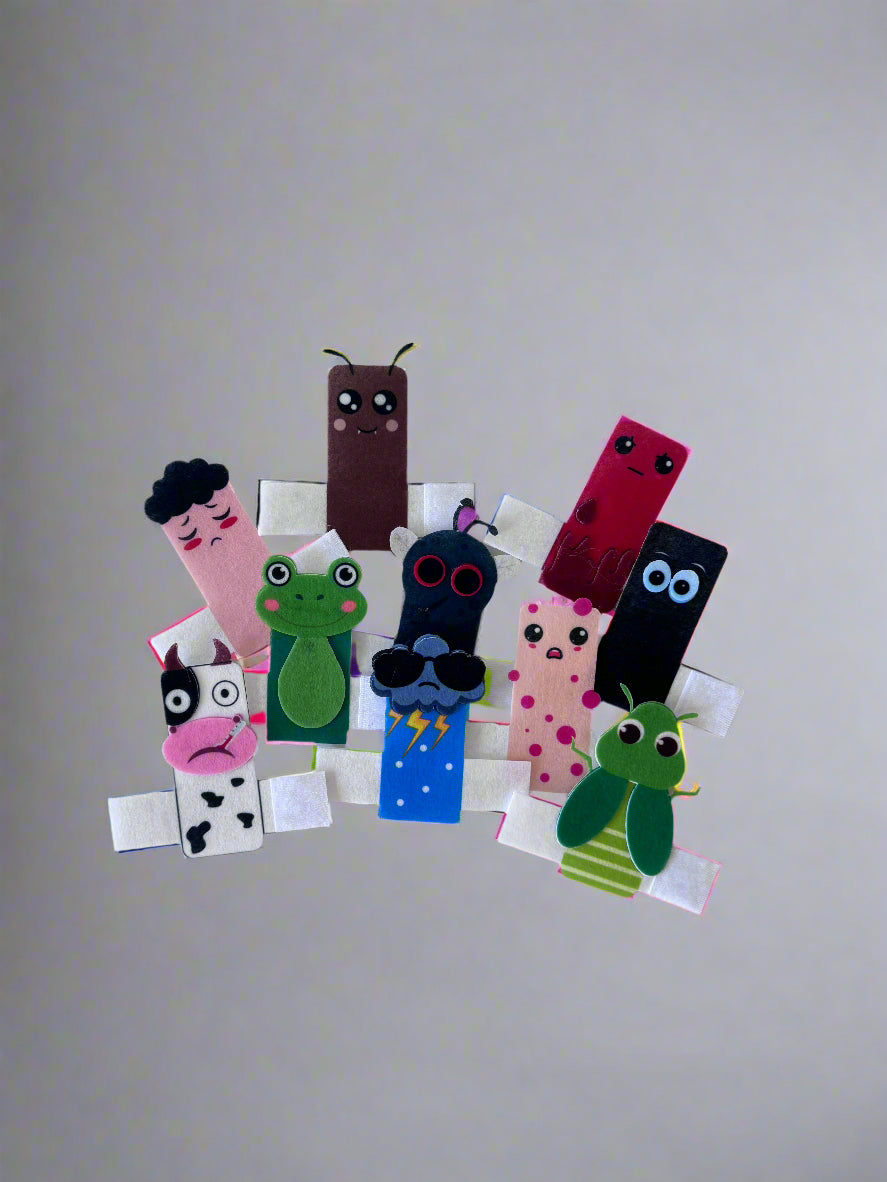 felt passover puppet kit for the ten plagues to retell the exodus story in a seder celebration